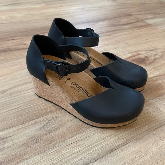 Papillio (Birkenstock) Wedge 
Black Size 37 - Picture 2 of 7